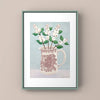 Snowberries in Pheasant Jug Print