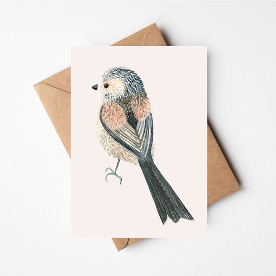 Long-tailed tit Cards