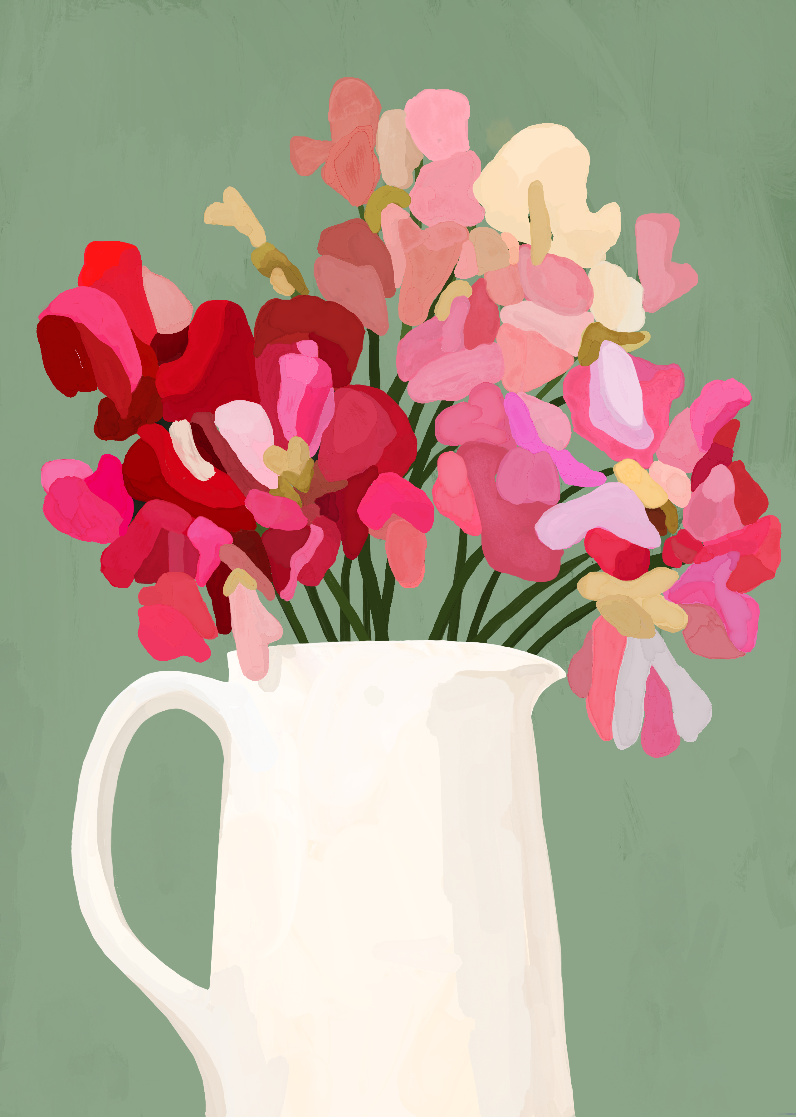 Sweet Peas card
