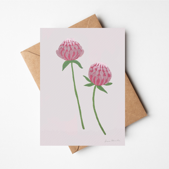 Wild Red Clover Cards