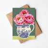 Peonies in Flora Jug Card