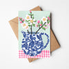 Apple Blossom in Prunus Jug Card