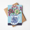 Hellebores in Pheasant Jug Card