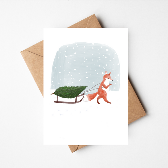 Mr Fox’s Christmas Tree Cards